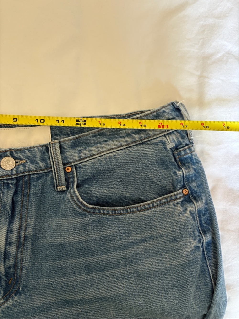 Mother superior jeans THE DOWN LOW SPINNER SNEAK size 32 - Picture 6 of 7